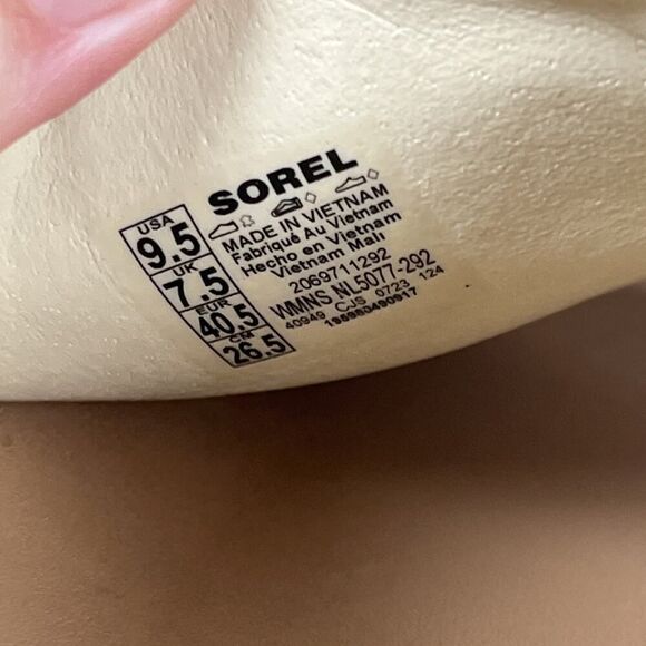 SOREL Ella III Slide Sandals Women’s US Size 9.5 Slip On Flats Leather Casual - Picture 10 of 10